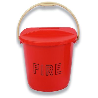 Flamefighter Fire Bucket, 2.5 gal., Plastic JPFB1